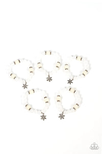 STARLET SHIMMER SILVER SNOWFLAKE CHARM