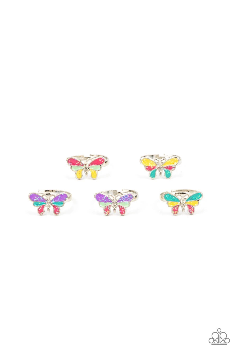 STARLET SHIMMER SPARKLY DAINTY BUTTERFLY RINGS