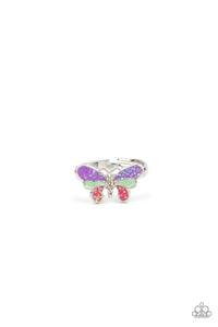 STARLET SHIMMER SPARKLY DAINTY BUTTERFLY RINGS